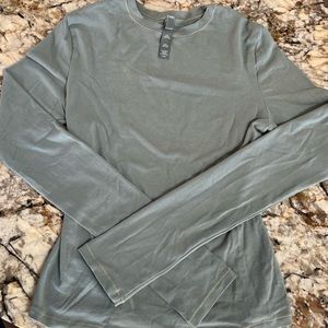 Cotton Jersey Long Sleeve T-Shirt